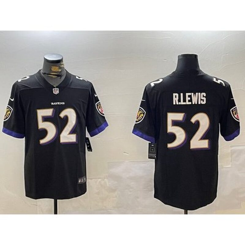 68624c6158544_1 Men's Baltimore Ravens #52 Ray Lewis Black Vapor Untouchable Limited NFL Jersey