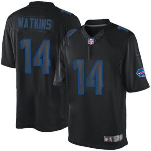68624cb565986_1 Bills #14 Sammy Watkins Black Men's Stitched NFL Impact Limited Jersey