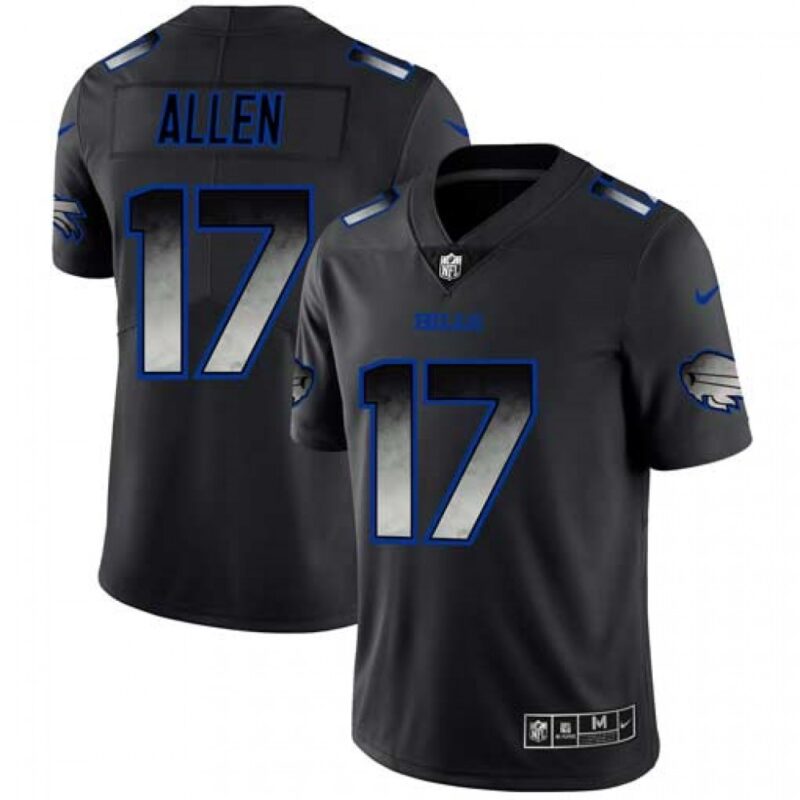 68624cdf5f9c8_1 Men's Buffalo Bills #17 Josh Allen Black 2019 Smoke Fashion Limited Stitched NFL Jersey