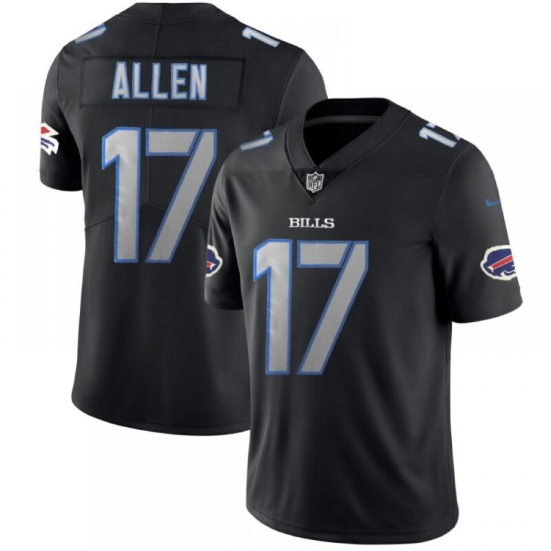 68624ce2d2748_1 Men's Buffalo Bills #17 Josh Allen Black 2018 Impact Limited Stitched NFL Jersey
