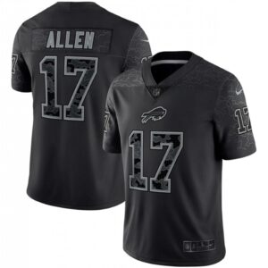 68624cf8e626e_1 Men's Buffalo Bills #17 Josh Allen Black Reflective Limited Stitched Football Jersey