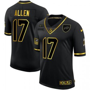 68624d3e55a55_1 Men's Buffalo Bills #17 Josh Allen 2020 Black/Gold Salute To Service Limited Stitched Jersey