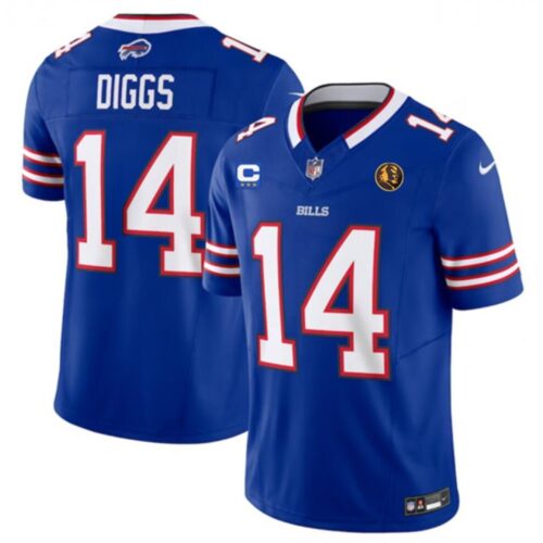 68624d99d845b_1 Men's Buffalo Bills #14 Stefon Diggs Blue 2023 F.U.S.E. With 3-star C Ptach And John Madden Patch Vapor Limited Stitched Football Jersey