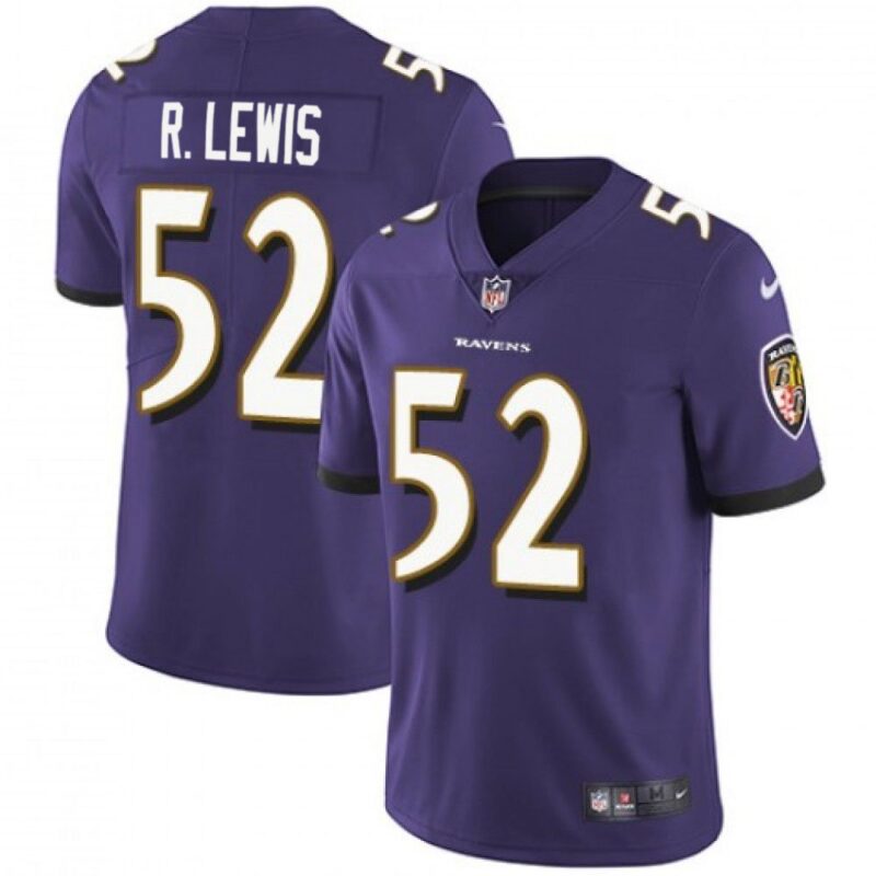 68624e1a47d8c_1 Men's Baltimore Ravens #52 Ray Lewis Purple Vapor Untouchable Limited NFL Jersey