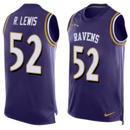 68624e21378db_1 Ravens #52 Ray Lewis Purple Team Color Men's Stitched NFL Limited Tank Top Jersey