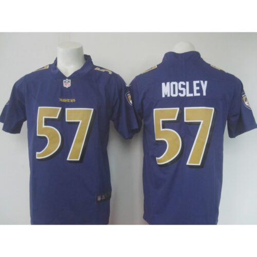 68624e2f12df6_1 Men's Ravens #57 C.J. Mosley Purple Limited Rush NFL Jersey