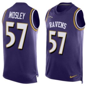 68624e35c8461_1 Ravens #57 C.J. Mosley Purple Team Color Men's Stitched NFL Limited Tank Top Jersey