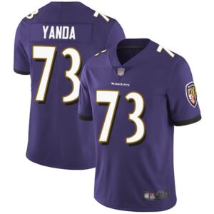 68624e4eaee8c_1 Men's Baltimore Ravens #73 Marshal Yanda Purple Vapor Untouchable Limited NFL Jersey