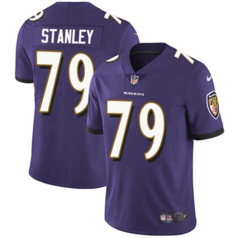 68624e60521f0_1 Men's Baltimore Ravens #79 Ronnie Stanley Purple Vapor Untouchable Limited Stitched NFL Jersey
