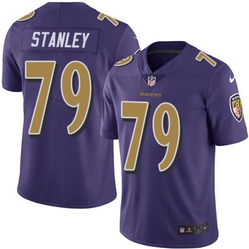 68624e63c8fe9_1 Ravens #79 Ronnie Stanley Purple Men's Stitched NFL Limited Rush Jersey