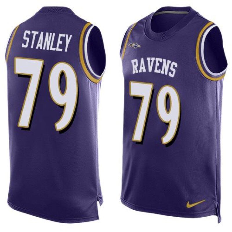 68624e67352a6_1 Ravens #79 Ronnie Stanley Purple Team Color Men's Stitched NFL Limited Tank Top Jersey