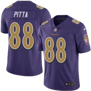 68624e7c970f4_1 Ravens #88 Dennis Pitta Purple Men's Stitched NFL Limited Rush Jersey