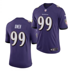 68624e95763ac_1 Men's Baltimore Ravens #99 Jayson Oweh Purple 2021 Vapor Untouchable Limited Stitched Jersey