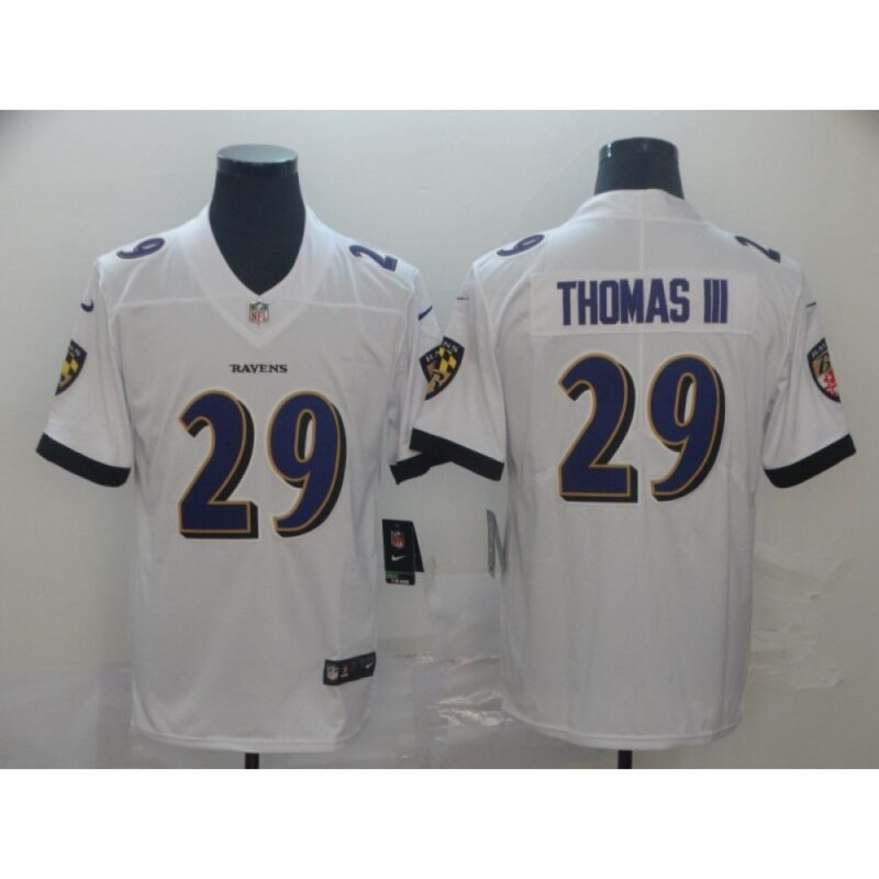 68624ec930e5f_1 Men's Baltimore Ravens #29 Earl Thomas III White Vapor Untouchable NFL Jersey
