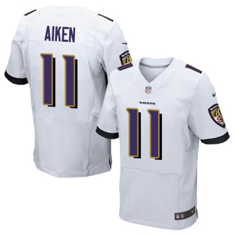 68624edcbef87_1 Ravens #11 Kamar Aiken White Men's Stitched NFL New Elite Jersey
