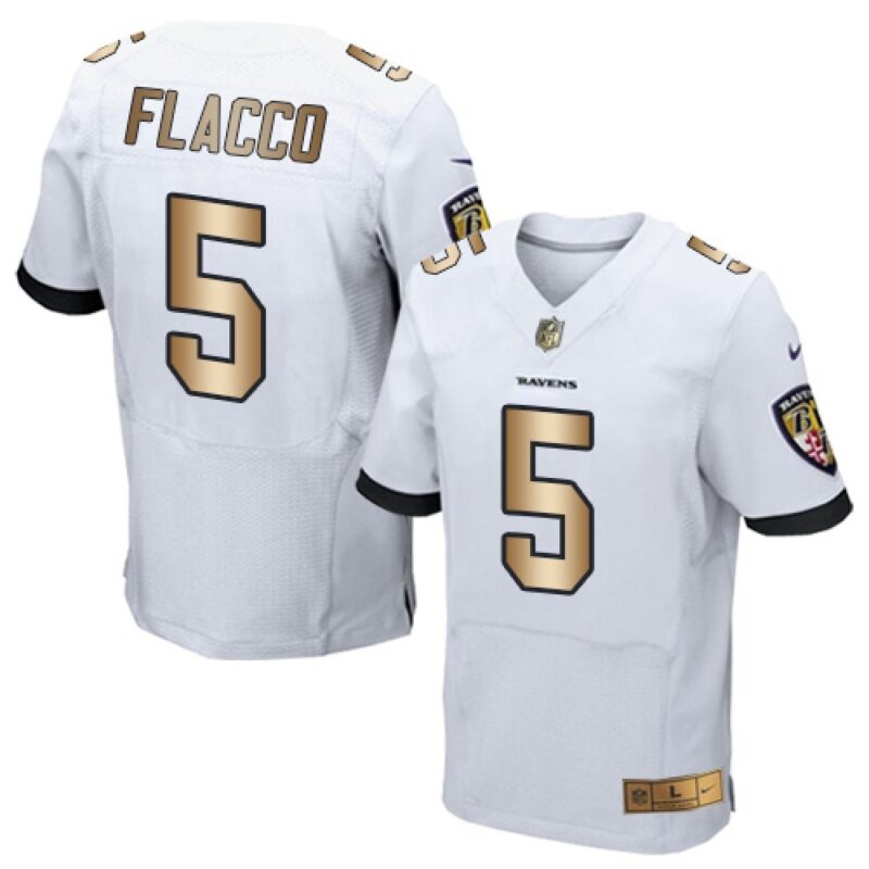 68624ef8819f2_1 Ravens #5 Joe Flacco White Men's Stitched NFL New Elite Gold Jersey