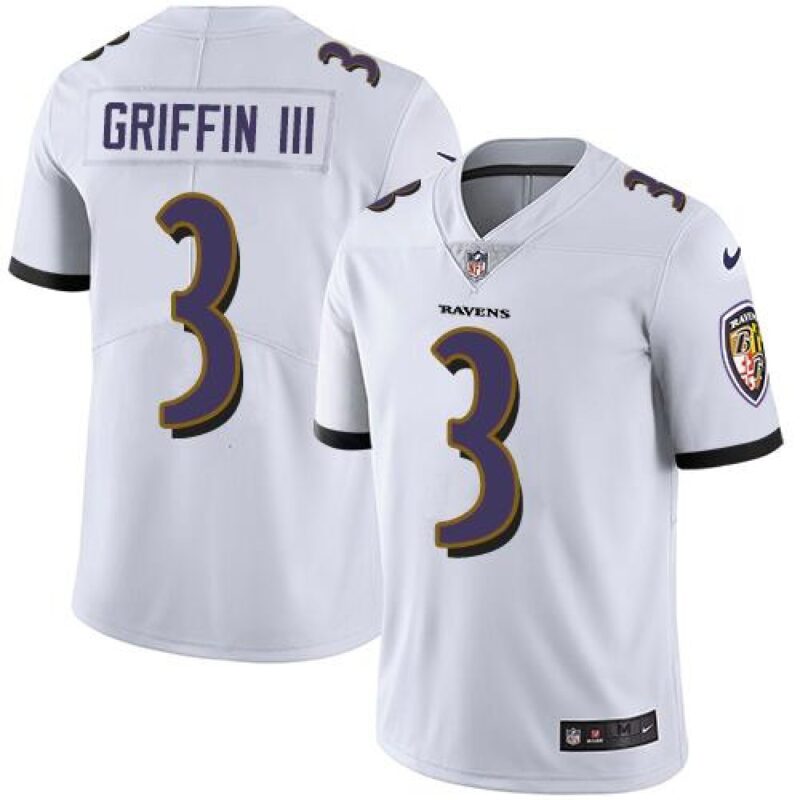 68624f2d22997_1 Men's Baltimore Ravens #3 Robert Griffin III White Limited NFL Jersey