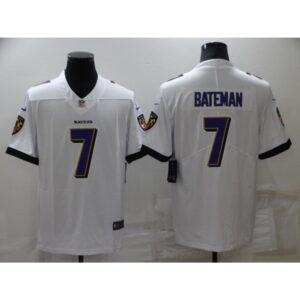 68624f45d30cf_1 Men's Baltimore Ravens #7 Rashod Bateman White Vapor Untouchable Limited Stitched Jersey