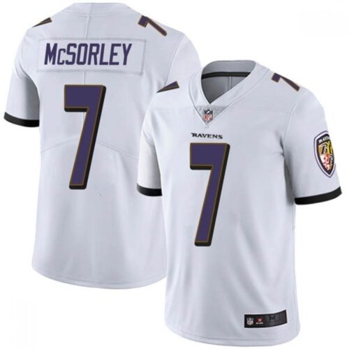 68624f496363b_1 Men's Baltimore Ravens #7 Trace McSorley White Vapor Untouchable Limited Jersey