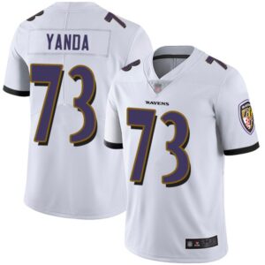 68624f4cc3481_1 Men's Baltimore Ravens #73 Marshal Yanda White Vapor Untouchable Limited NFL Jersey