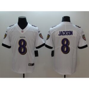 68624f5b2abee_1 Men's NFL Baltimore Ravens #8 Lamar Jackson White 2018 Draft Vapor Untouchable Limited Jersey