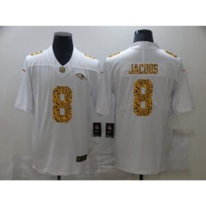 68624f5e9c17a_1 Men's Baltimore Ravens #8 Lamar Jackson 2020 White Leopard Print Fashion Limited Stitched Jersey