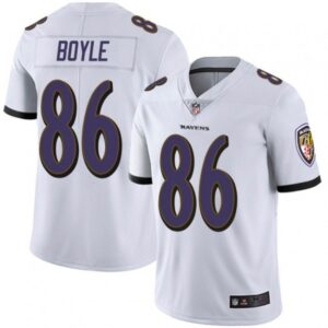 68624f6ca31e9_1 Men's Baltimore Ravens #86 Nick Boyle White Vapor Untouchable Limited Jersey
