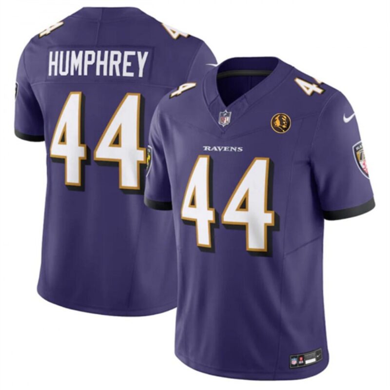 68624fe1b4837_1 Men's Baltimore Ravens #44 Marlon Humphrey Purple 2023 F.U.S.E. With John Madden Patch Vapor Limited Football Jersey
