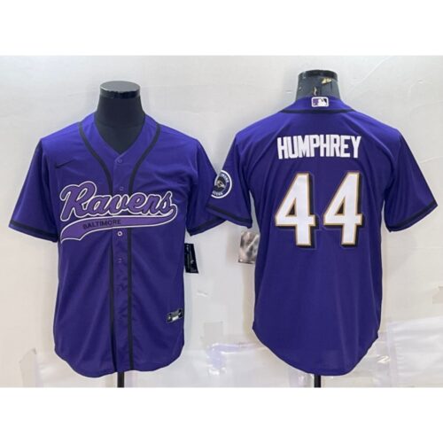 68624ff695cb4_1 Men's Baltimore Ravens #44 Marlon Humphrey Purple With Patch Cool Base Stitched Baseball Jersey