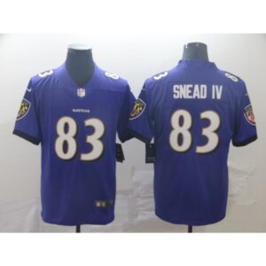 6862503a76378_1 Men's Baltimore Ravens #83 Willie Snead IV Purple Vapor Untouchable NFL Jersey