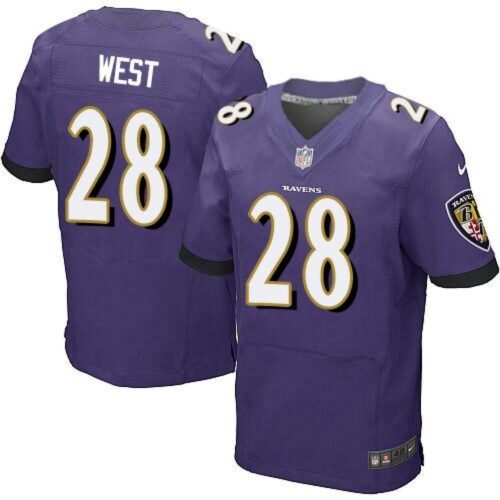 6862504840c4b_1 Ravens #28 Terrance West Purple Team Color Men's Stitched NFL New Elite Jersey