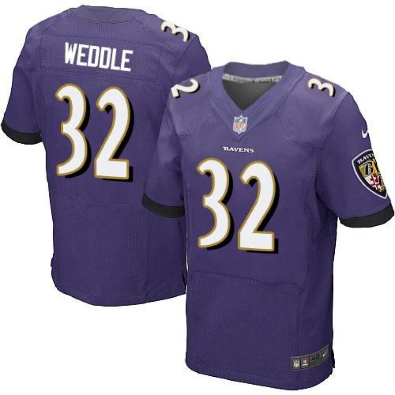 6862504c05c16_1 Ravens #32 Eric Weddle Purple Team Color Men's Stitched NFL New Elite Jersey