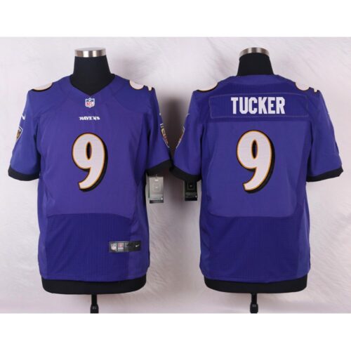 68625073771a1_1 Ravens #9 Justin Tucker Purple Team Color Men's Stitched NFL New Elite Jersey
