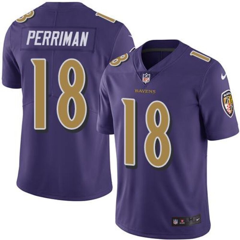 6862508f041d4_1 Ravens #18 Breshad Perriman Purple Men's Stitched NFL Limited Rush Jersey