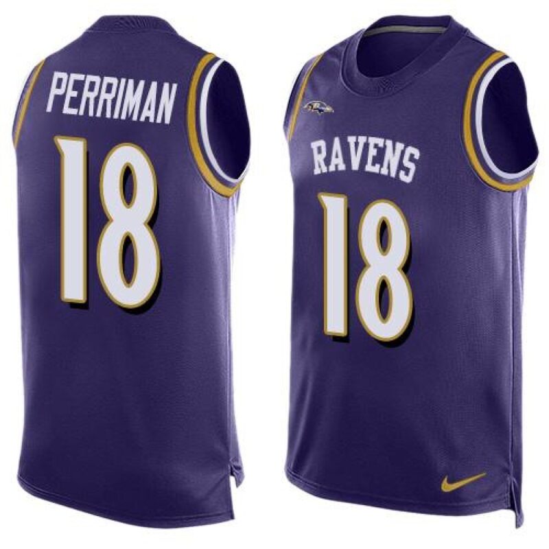 686250927f4c0_1 Ravens #18 Breshad Perriman Purple Team Color Men's Stitched NFL Limited Tank Top Jersey