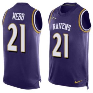 686250a3e90a0_1 Ravens #21 Lardarius Webb Purple Team Color Men's Stitched NFL Limited Tank Top Jersey