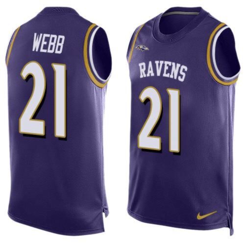686250a3e90a0_1 Ravens #21 Lardarius Webb Purple Team Color Men's Stitched NFL Limited Tank Top Jersey