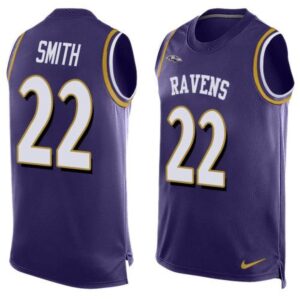 686250aab6e8c_1 Ravens #22 Jimmy Smith Purple Team Color Men's Stitched NFL Limited Tank Top Jersey
