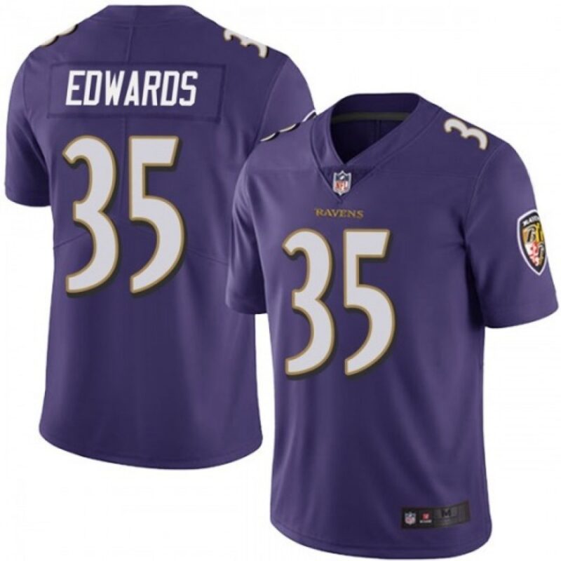 686250d0e9495_1 Men's Baltimore Ravens #35 Gus Edwards Purple Vapor Untouchable Limited Jersey