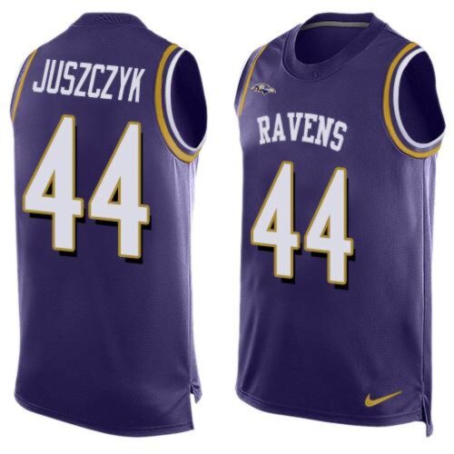 686250e209f52_1 Ravens #44 Kyle Juszczyk Purple Team Color Men's Stitched NFL Limited Tank Top Jersey