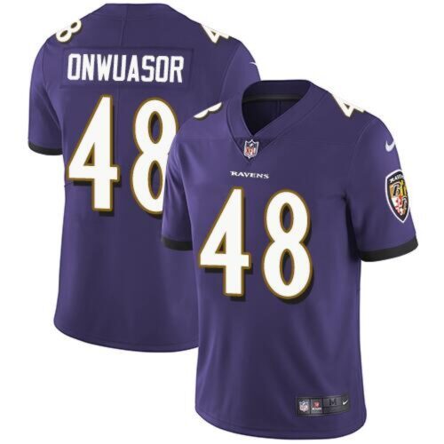 686250f3ef069_1 Men's Baltimore Ravens #48 Patrick Onwuasor Purple Vapor Untouchable Limited NFL Jersey