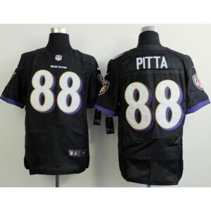 686250fab3034_1 Ravens #88 Dennis Pitta Black Alternate Men's Stitched NFL New Elite Jersey