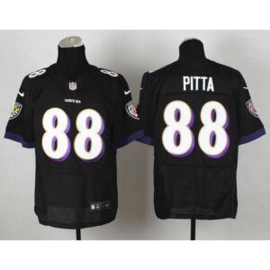 686250fe276ad_1 Ravens #88 Dennis Pitta Black Alternate Men's Stitched NFL Elite Jersey