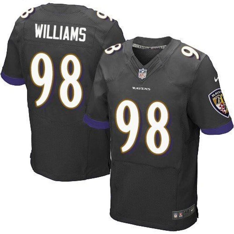 68625105785f8_1 Ravens #98 Brandon Williams Black Alternate Men's Stitched NFL New Elite Jersey