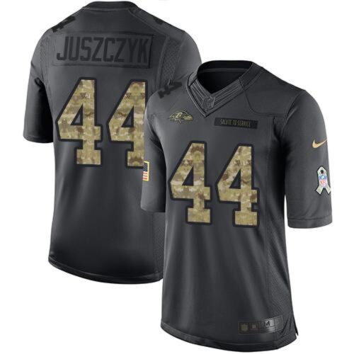 6862514eeb74b_1 Ravens #44 Kyle Juszczyk Black Men's Stitched NFL Limited 2016 Salute to Service Jersey