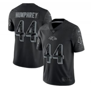 686251525e98b_1 Men's Baltimore Ravens #44 Marlon Humphrey Black Reflective Limited Stitched Football Jersey