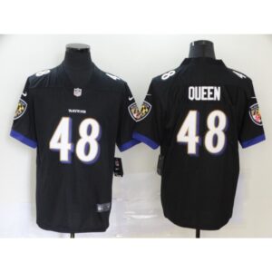 6862515911636_1 Men's Baltimore Ravens #48 Patrick Queen Black Vapor Untouchable Limited Jersey