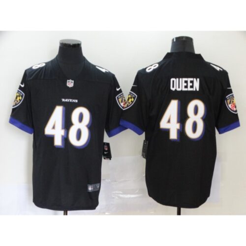 6862515911636_1 Men's Baltimore Ravens #48 Patrick Queen Black Vapor Untouchable Limited Jersey
