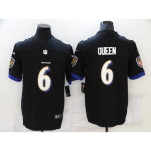 6862517146364_1 Men's Baltimore Ravens #6 Patrick Queen Black Vapor Untouchable Limited Stitched Jersey
