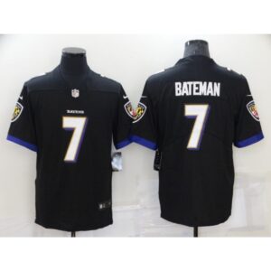 68625174a07a6_1 Men's Baltimore Ravens #7 Rashod Bateman Black Vapor Untouchable Limited Stitched Jersey